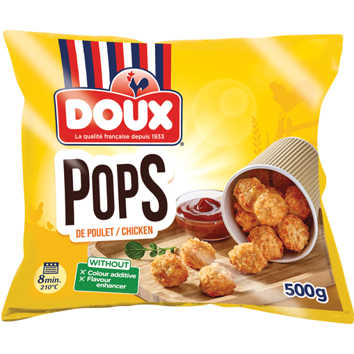 Pops de poulet 500g Doux